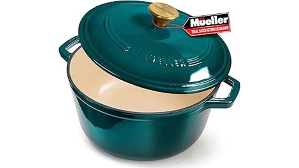 durable enameled cast iron