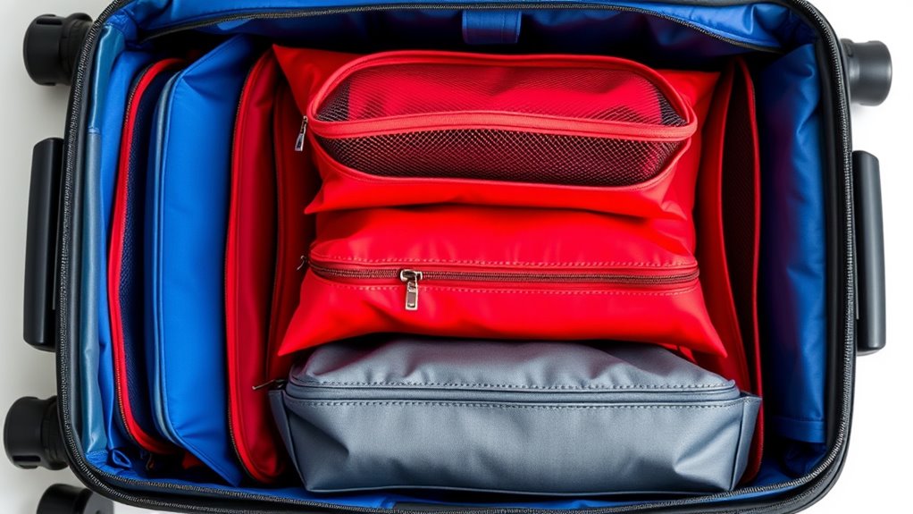 durable space saving packing cubes