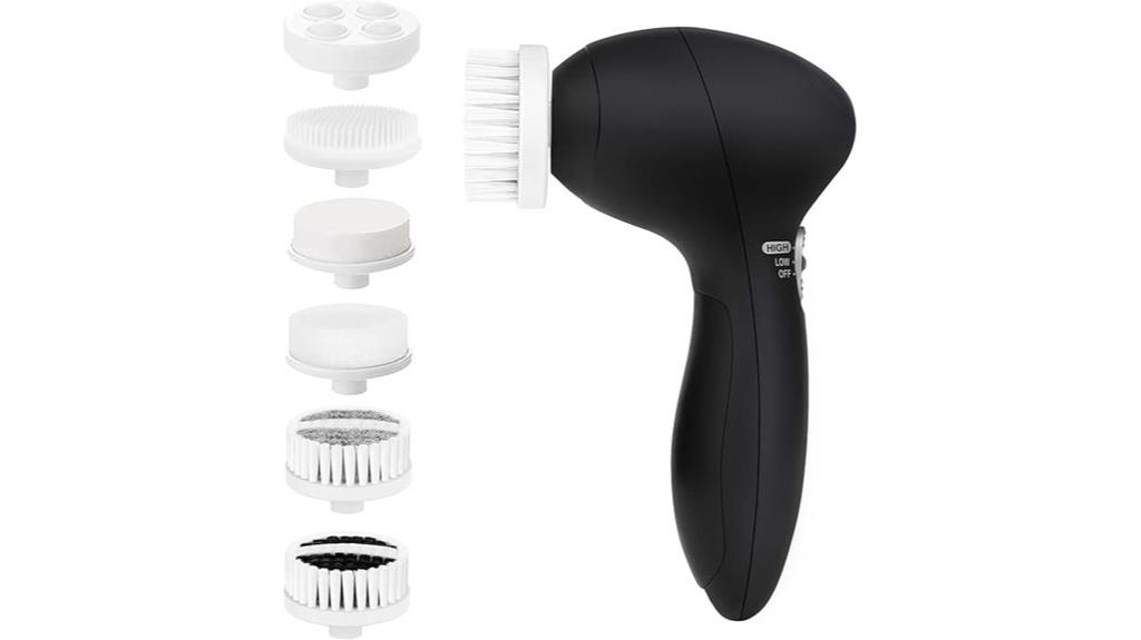 electric facial cleansing brush