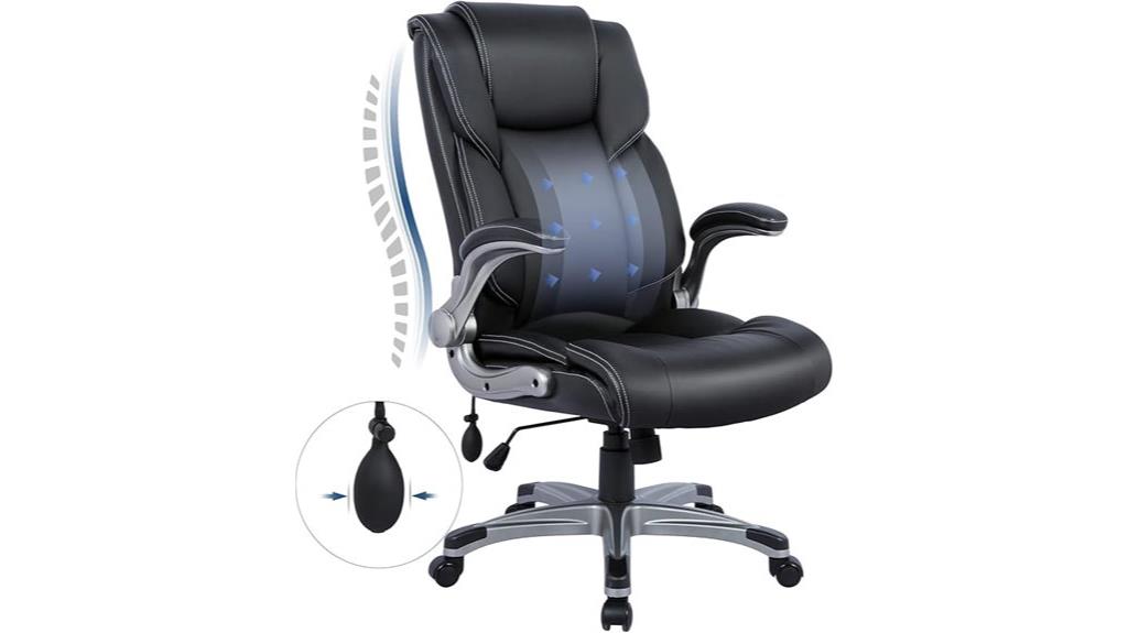elegant high back office chair