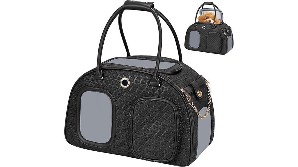 elegant small dog purse