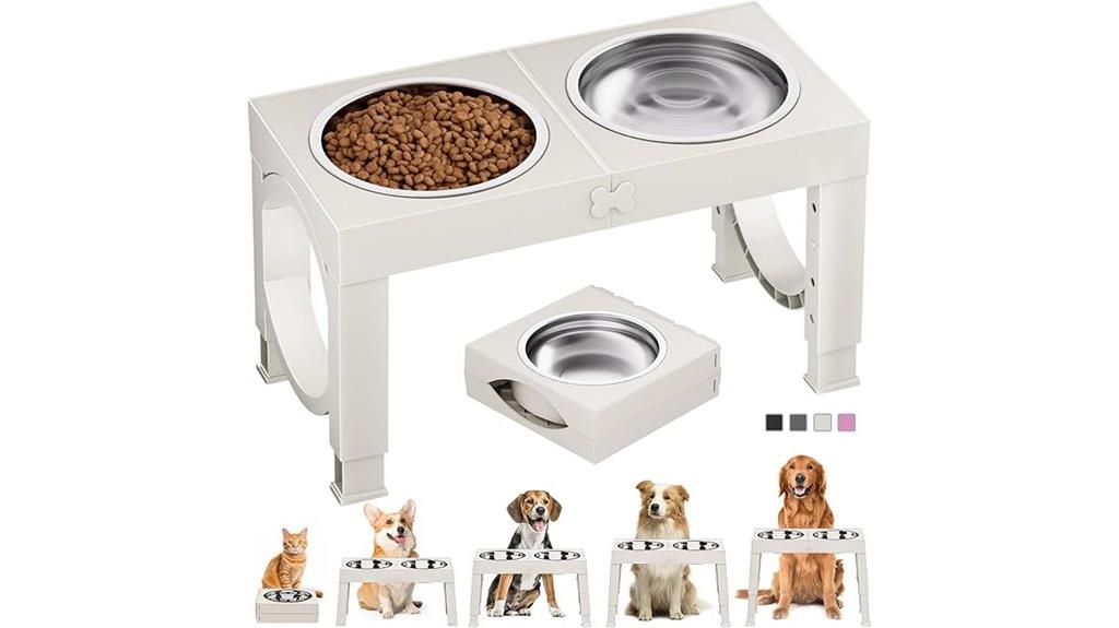 elevated large breed bowls