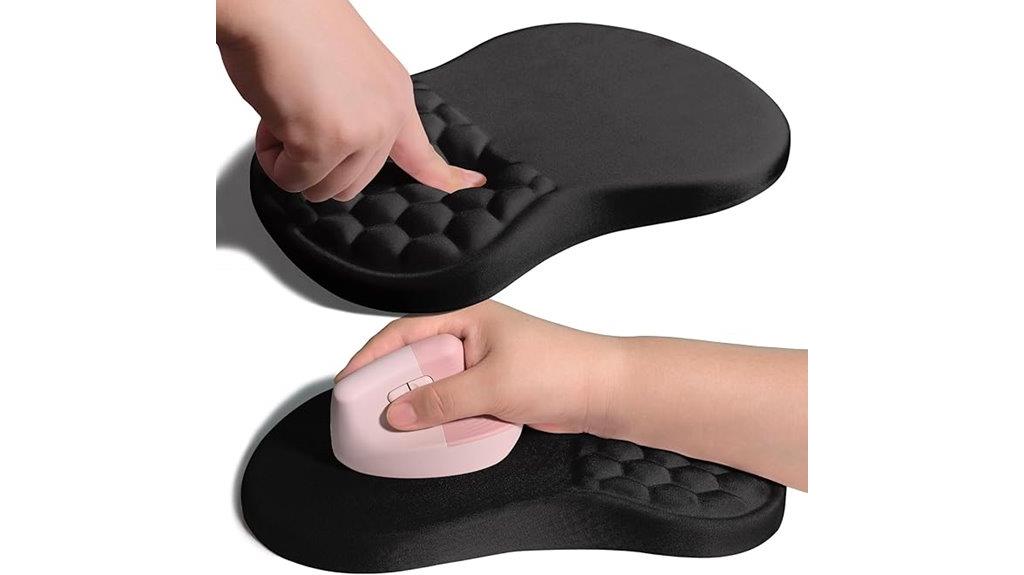ergonomic wrist support mousepad