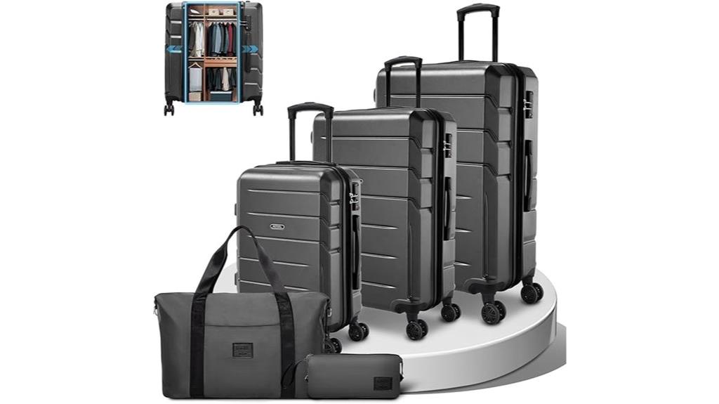 expandable luggage with tsa lock
