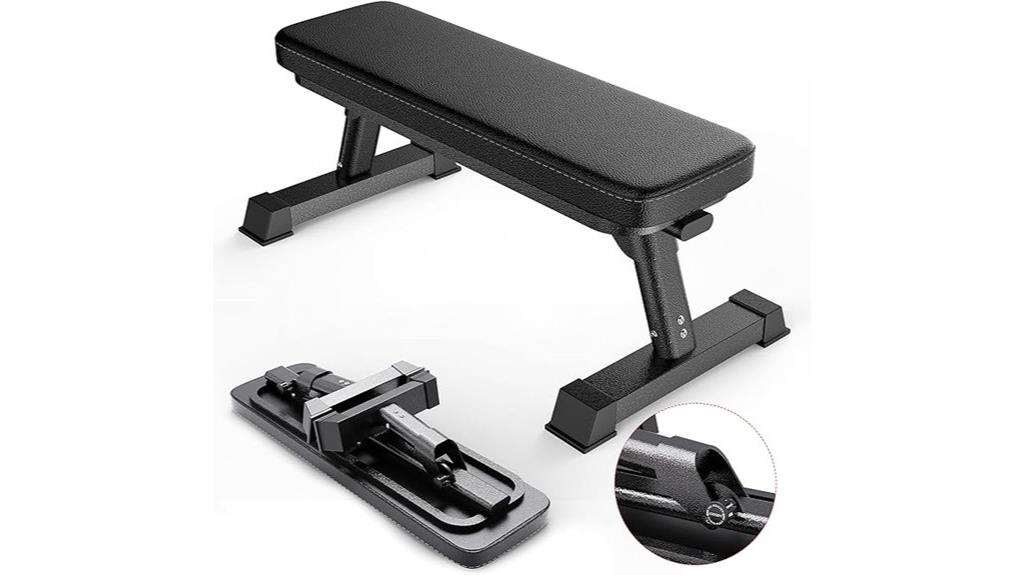 foldable flat weight bench