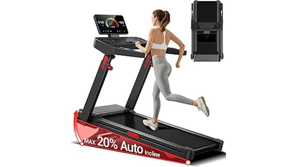 foldable treadmill with incline