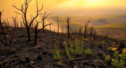 foraging in burn zones