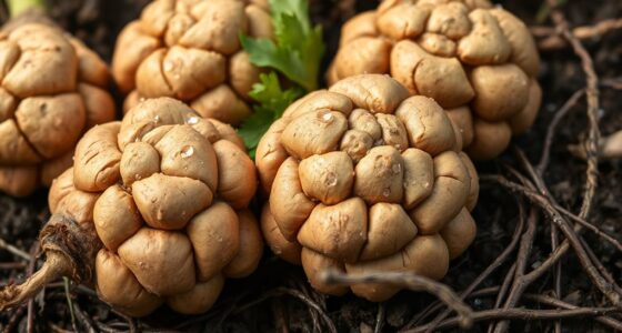 foraging jerusalem artichoke tubers
