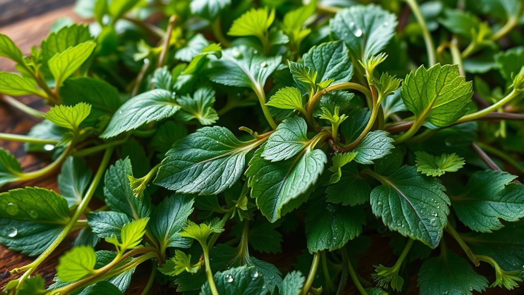 foraging wild nutrient rich greens