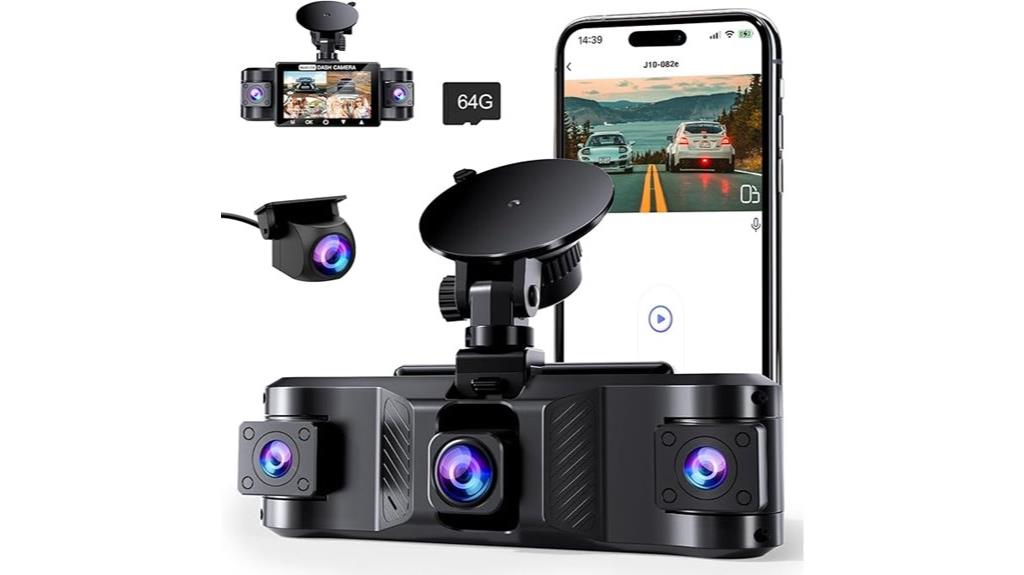 four channel 2 5k dash camera