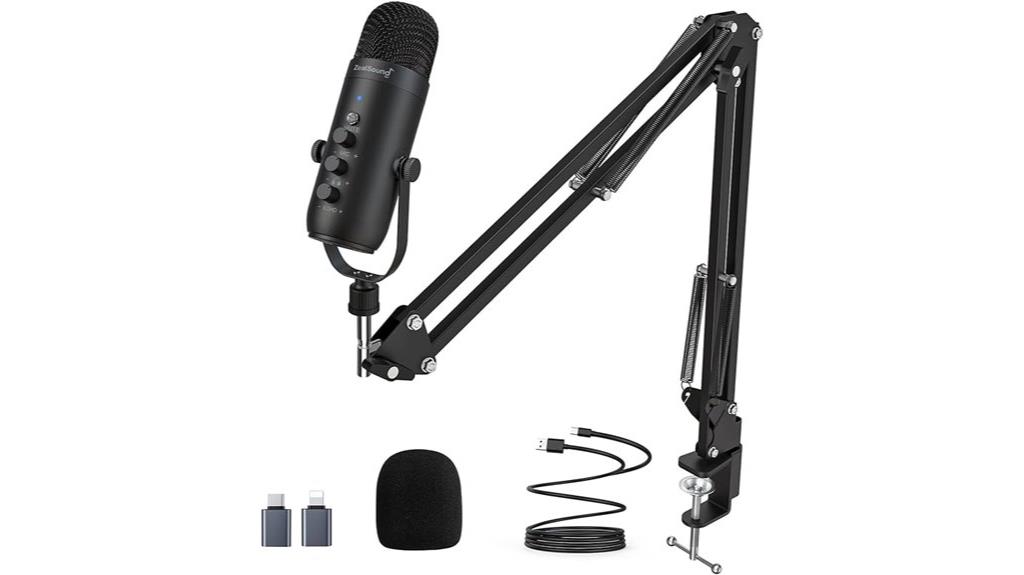 gaming microphone with accessories