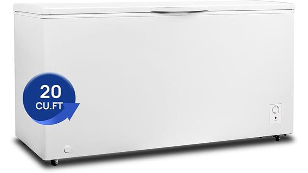 garage commercial chest freezer