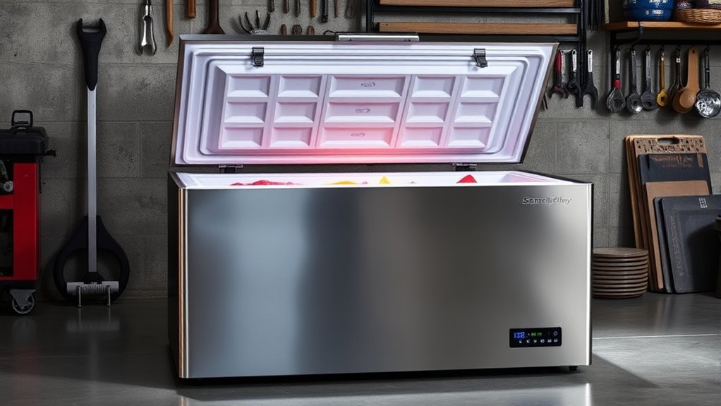 garage freezer selection tips