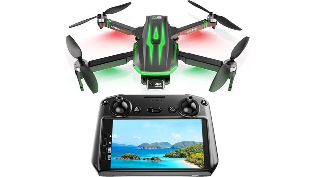 gps enabled 4k camera drone