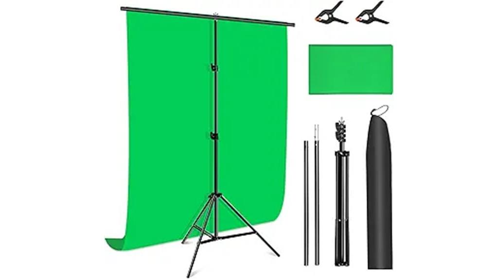 green screen kit with stand