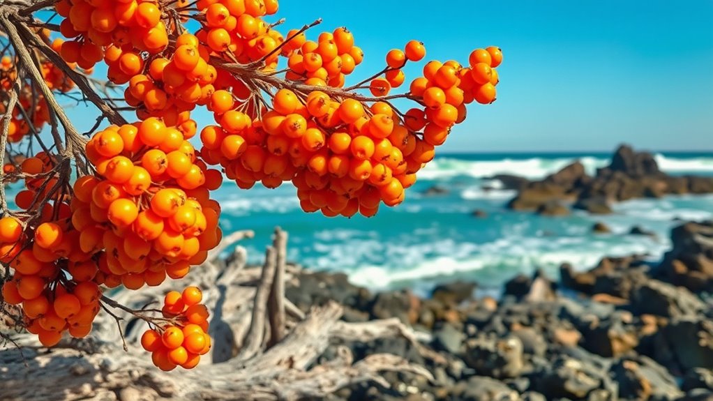harvest berries with care