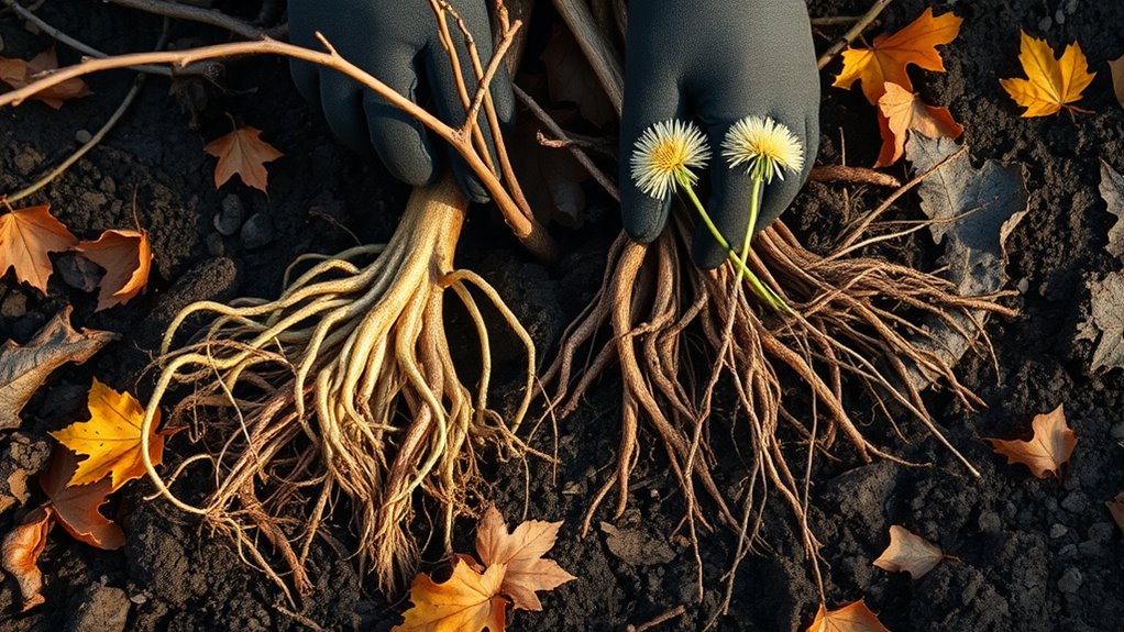 harvest roots for healing