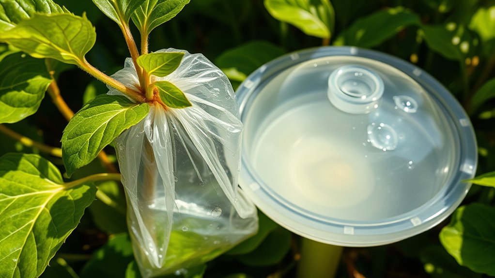 harvest water from plants