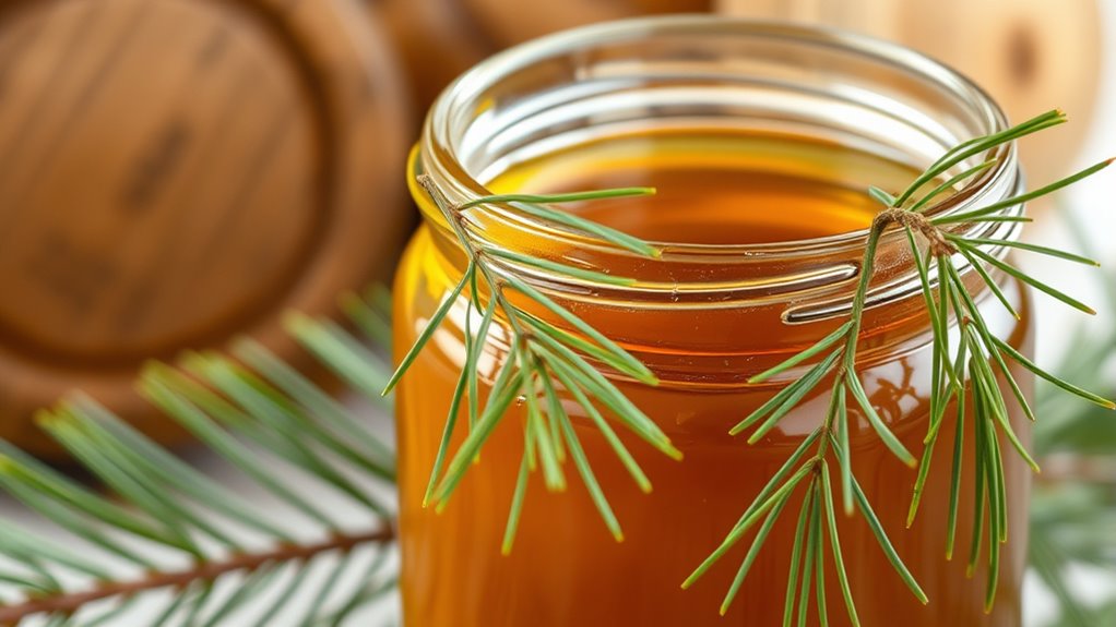 harvesting pine for health