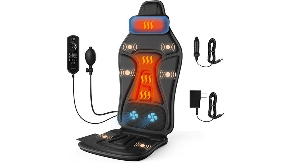 heated back massager