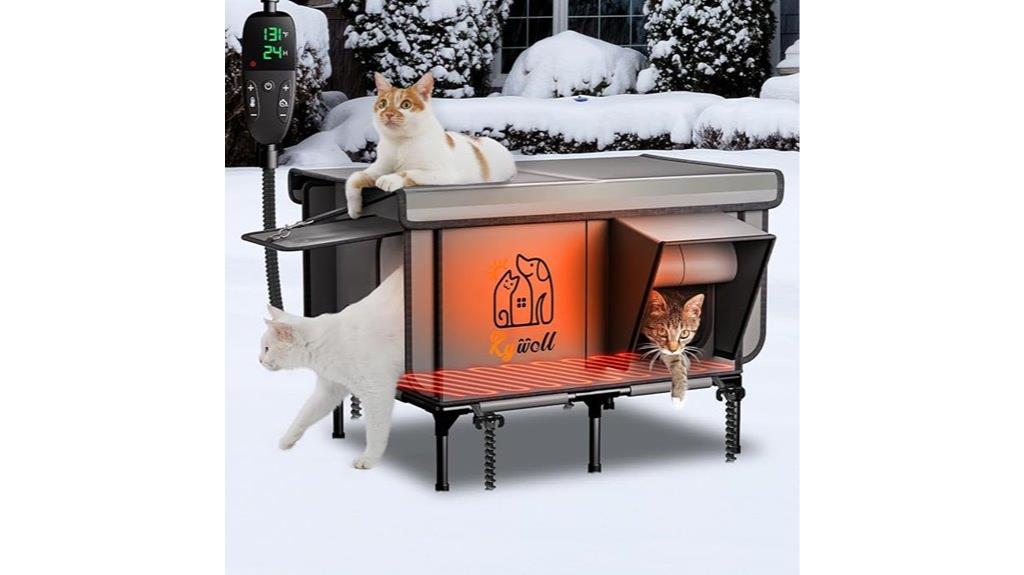 heated outdoor cat shelter