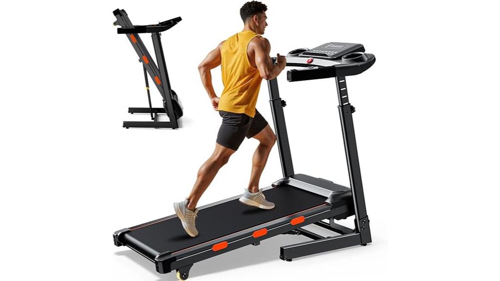heavy duty incline folding treadmill