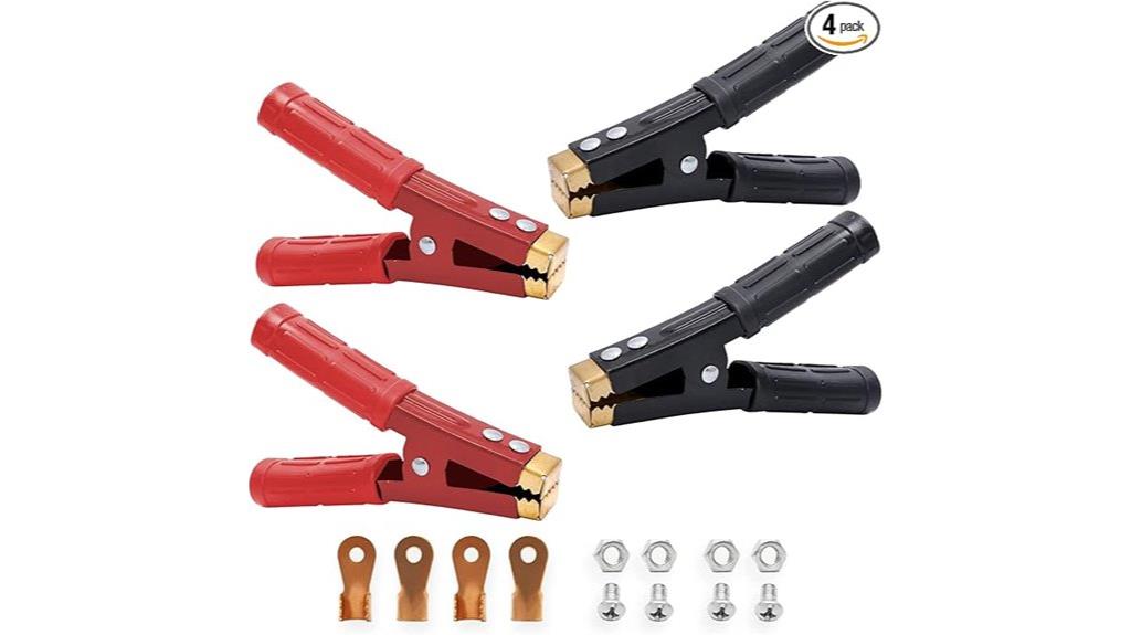 heavy duty jumper cable clamps