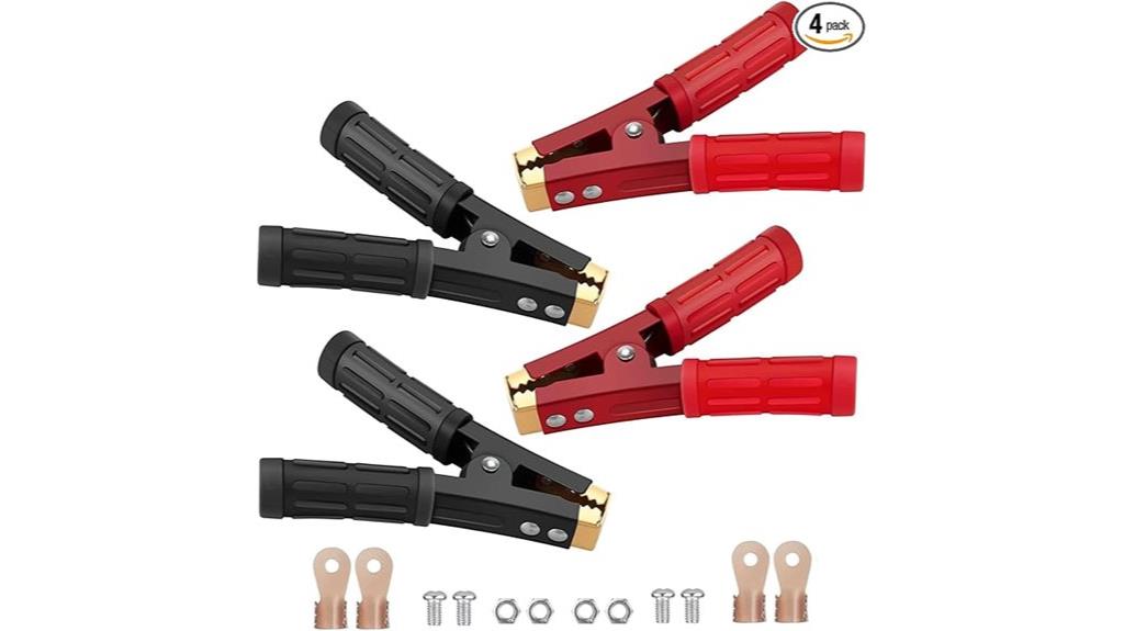 heavy duty jumper cable clamps