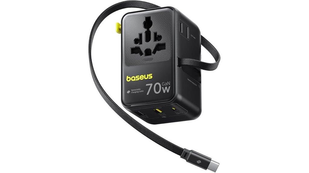 high power portable travel adapter