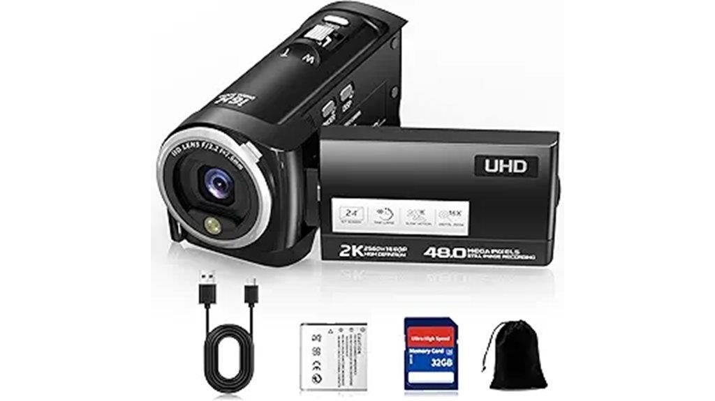 high resolution camcorder zoom