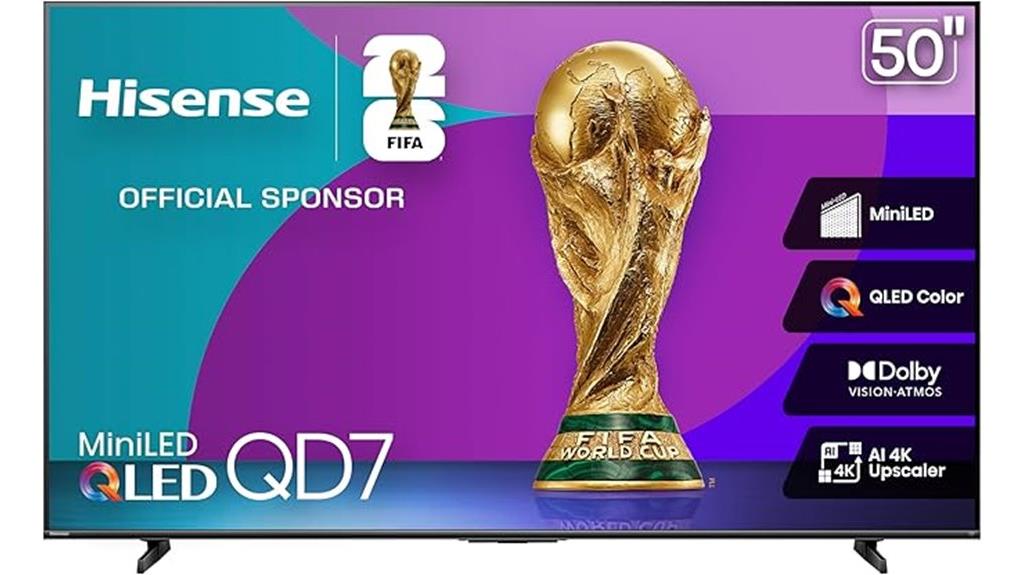 hisense 50 mini led tv