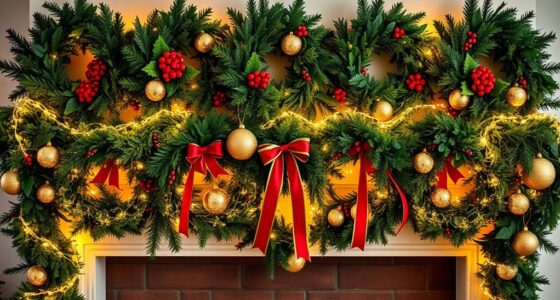 holiday mantel decor sets