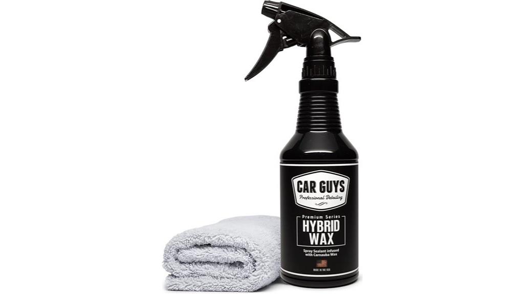 hybrid spray wax formula