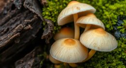 identify caution armillaria mushrooms