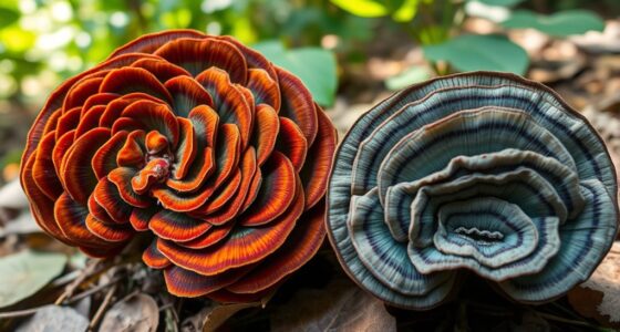 identifying genuine versus false turkey tail