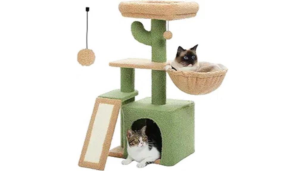 indoor cactus shaped cat tree
