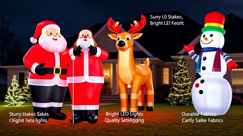 inflatable size durability lighting