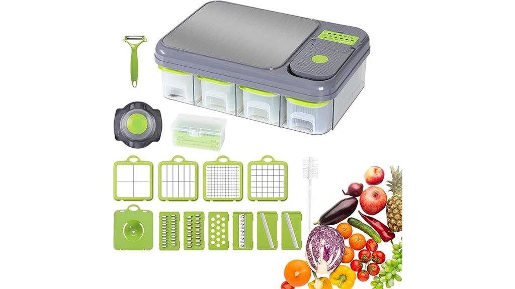 integrated vegetable prep station