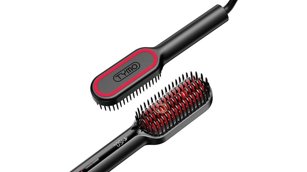 ionic hair straightener brush