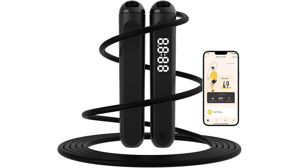jump rope with tracking app