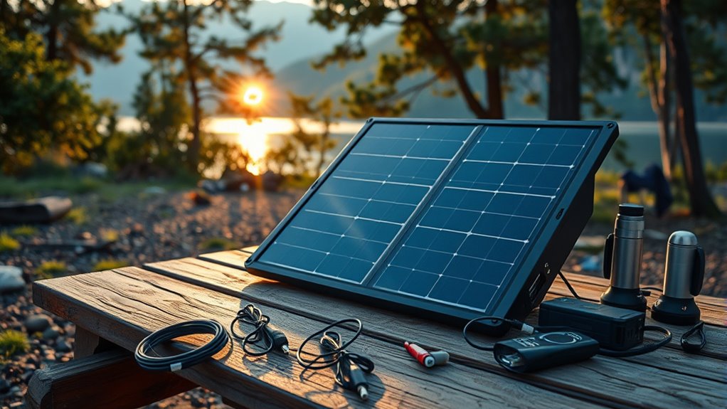key portable solar features