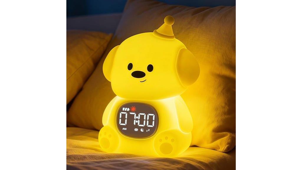 kids alarm with night light