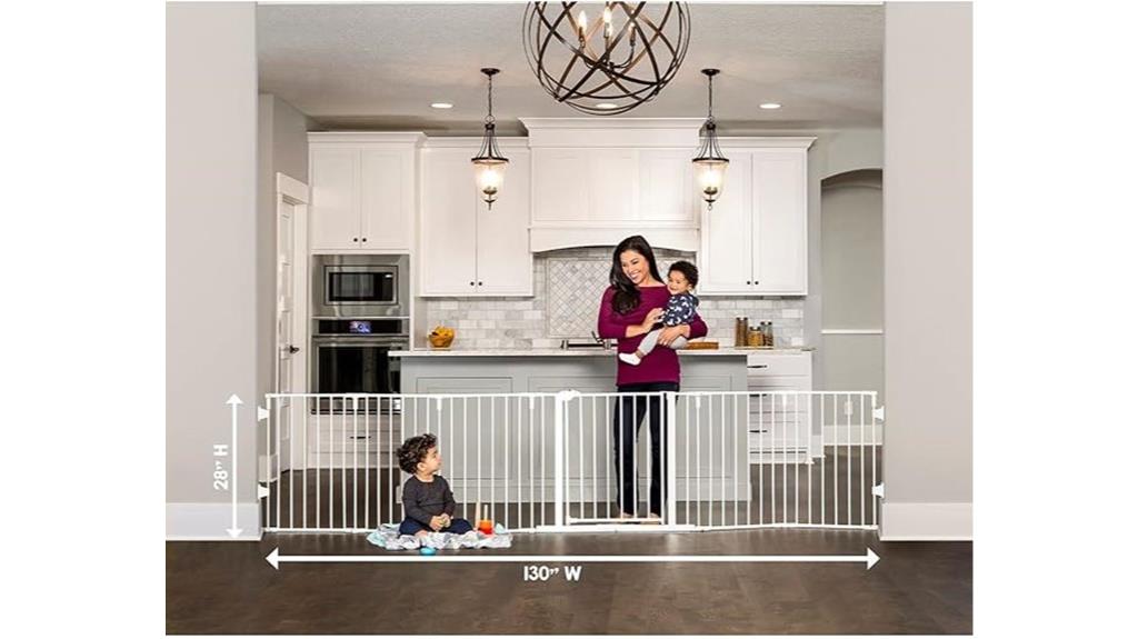 large adjustable baby gate
