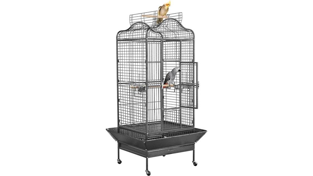 large cage with wheels