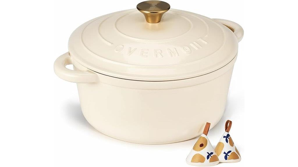 large enameled dutch oven