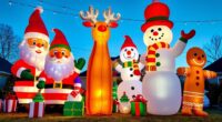 large festive inflatable decorations