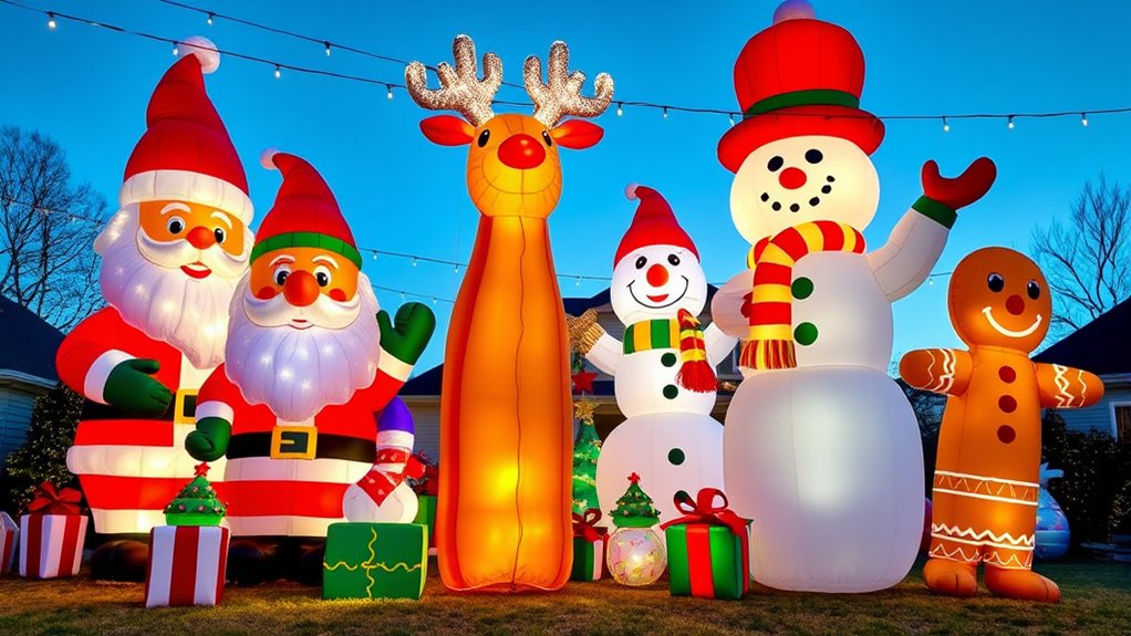 large festive inflatable decorations