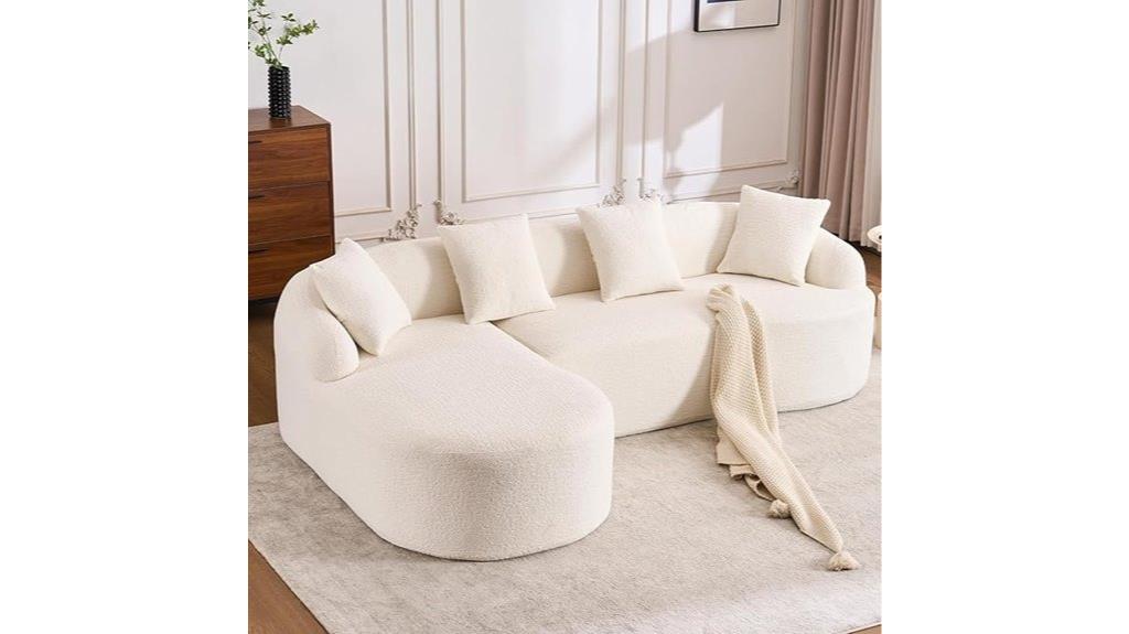large modern chenille sofa
