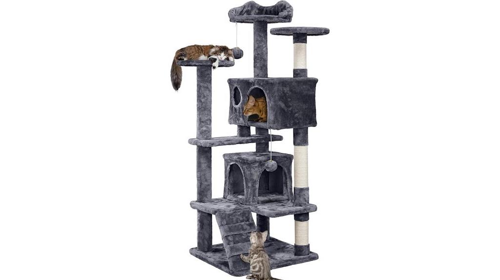 large multi level cat condo