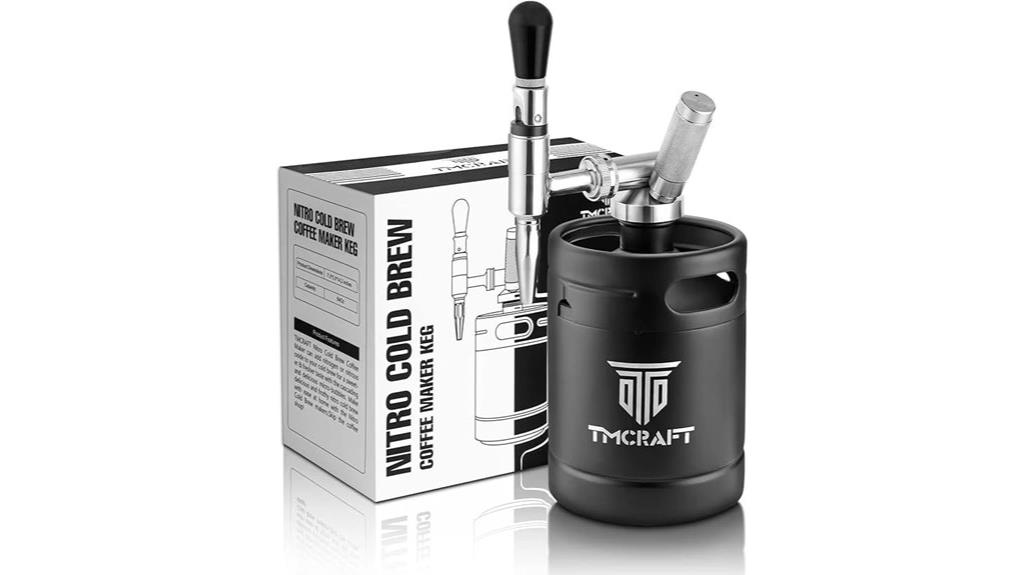 large stainless steel coffee maker